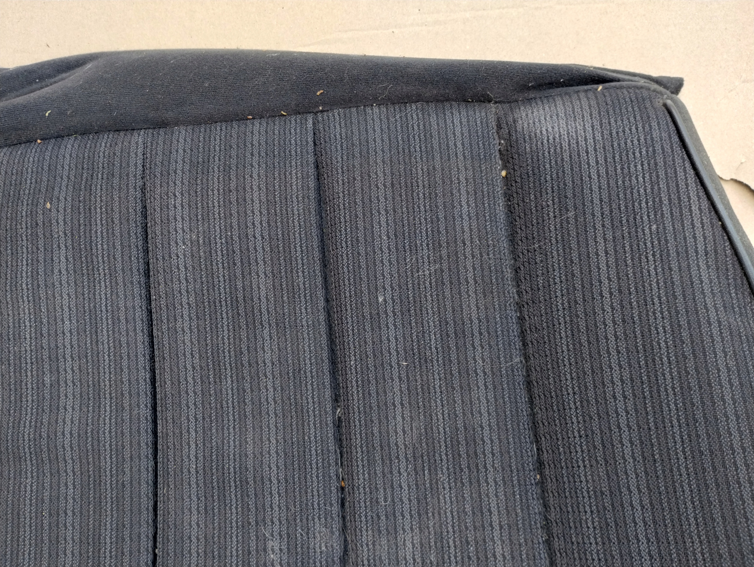 mercedes w124 material siedzisko seat front black,