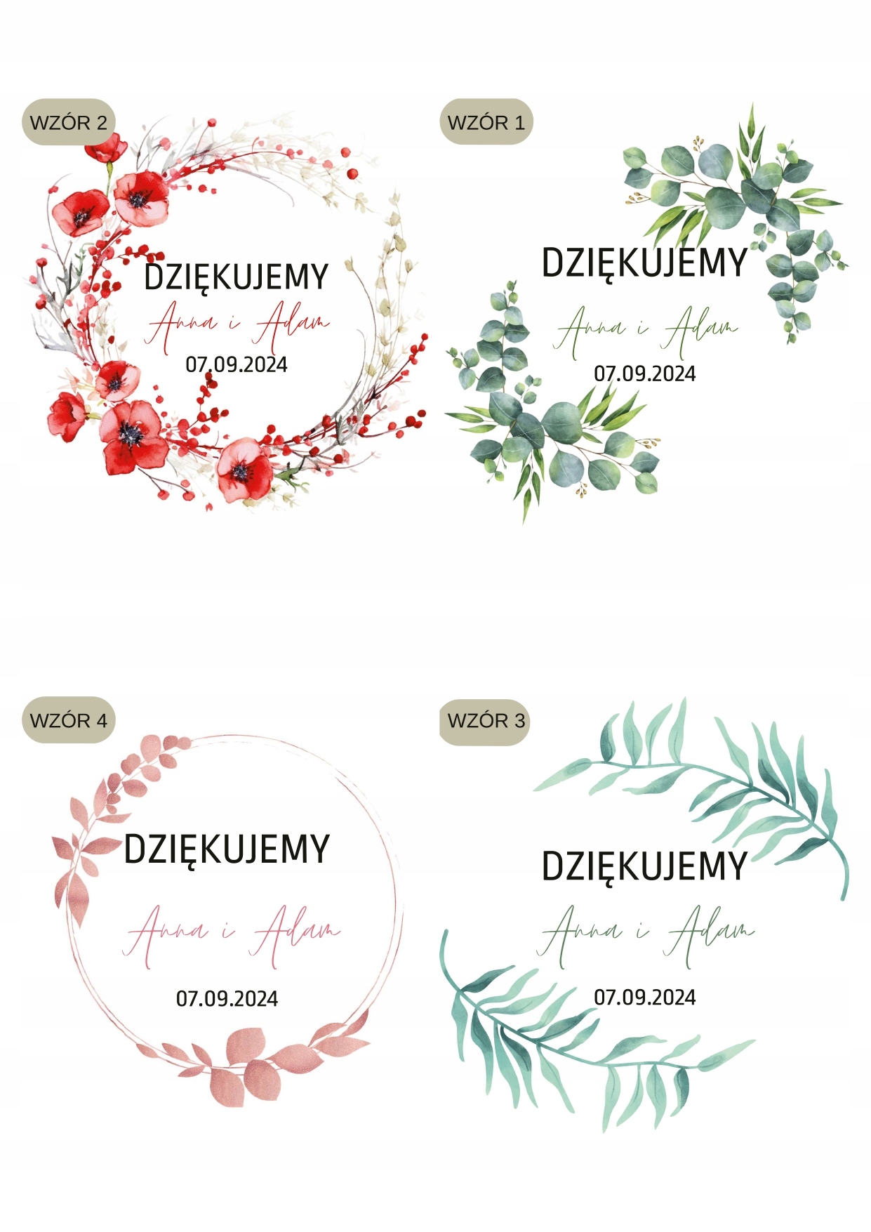 PUDEŁKO NA KOPERTY - PERSONALIZACJA - WZORY Marka inny