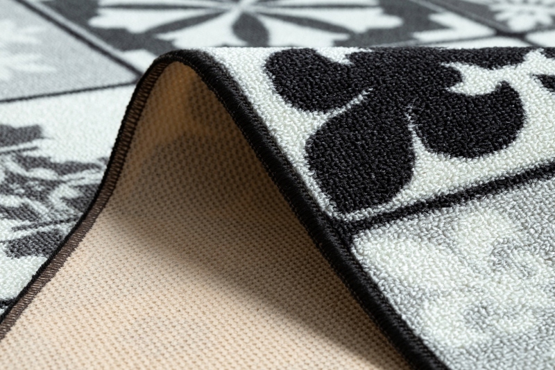 Chodnik antypoślizgowy podgumowany nowoczesny czarny / złoty szer. 67 cm Informacje dodatkowe właściwości antypoślizgowe