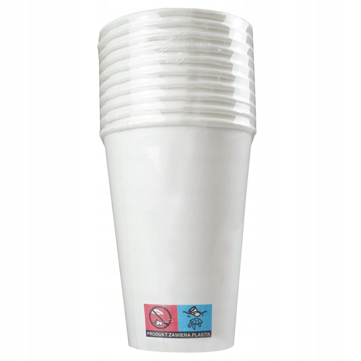 Kubki papierowe białe kubeczki Grill 10szt 200ml