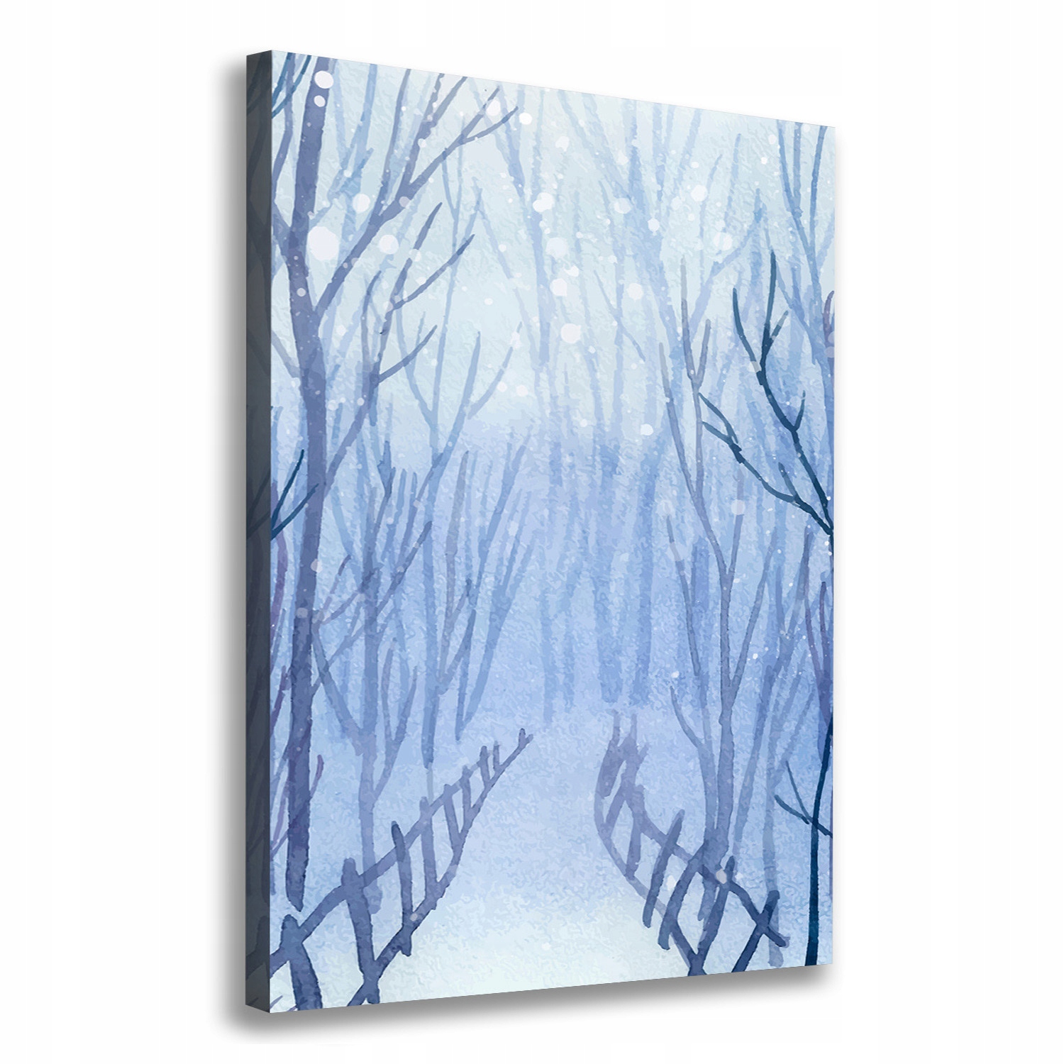 

Foto obraz na płótnie do salonu Las zimą 70x100 cm