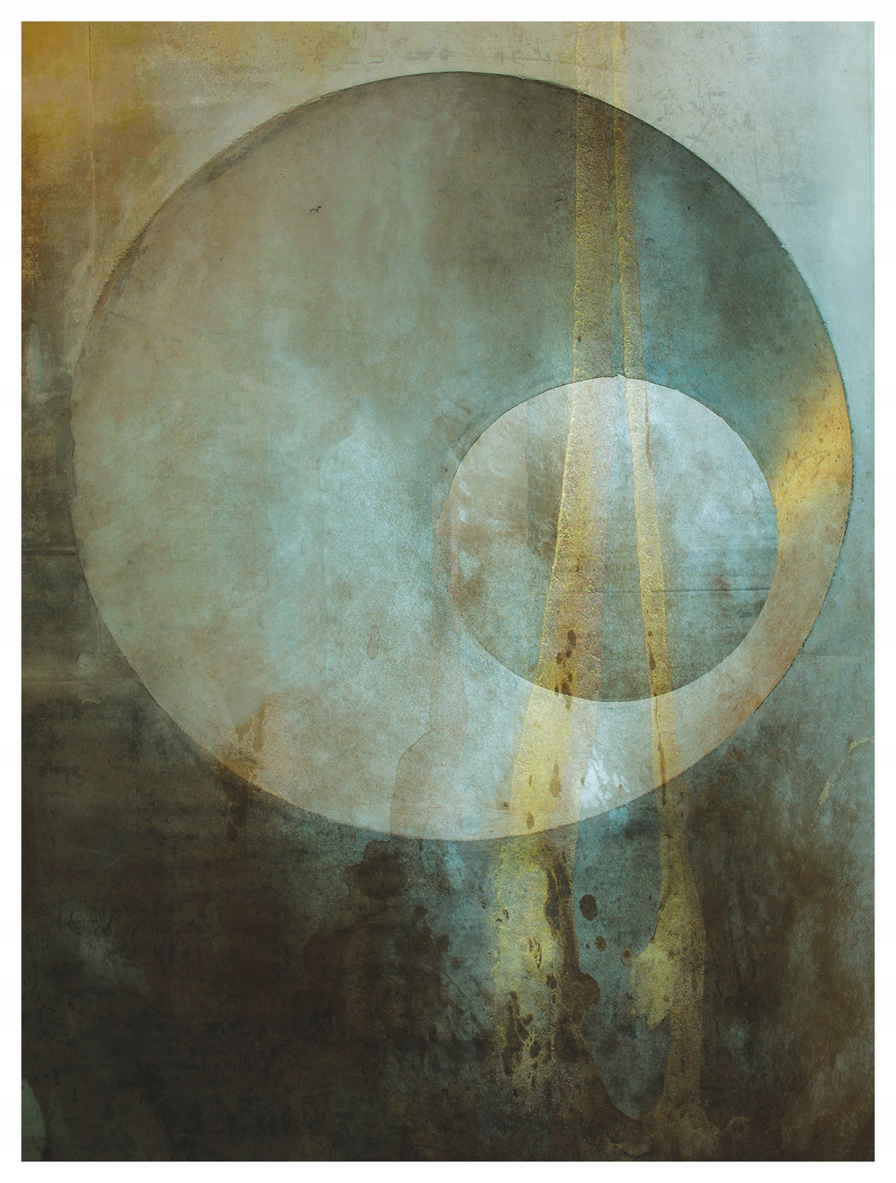 Vliesová fototapeta Betonová kola Minimalismus Abstrakce 184x254 lepidlo