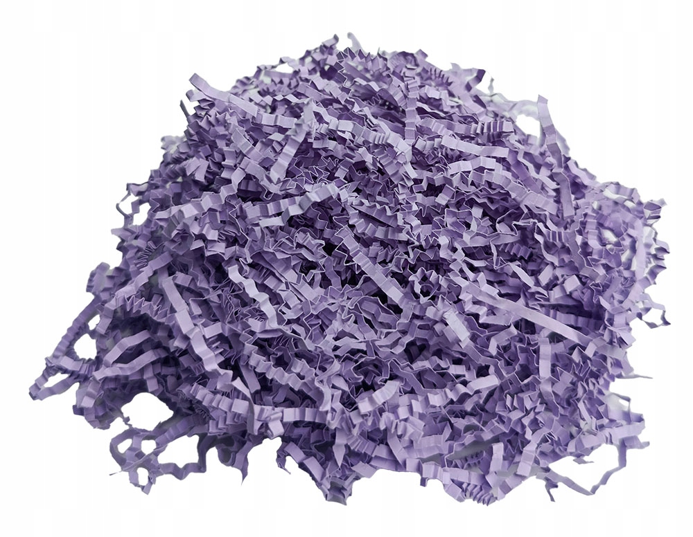 WYPEŁNIACZ DO PREZENTÓW WIÓRKI Papierowy Zig Zag DO PUDEŁKA 500g Fioletowy Stan opakowania oryginalne