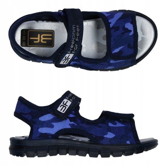 

Sandałki chłopięce lekkie na rzepy 3F 28