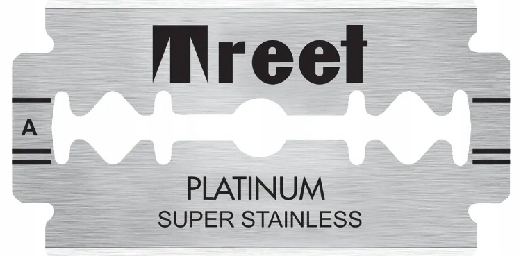 Żyletki do golenia TREET Platinum 50 sztuk do maszynki Barber Kod producenta 0001