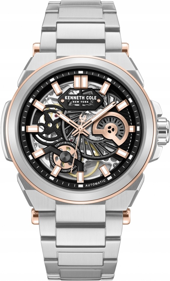 Zegarek męski Kenneth Cole KCWGY0065605 stalowy sportowy skeleton