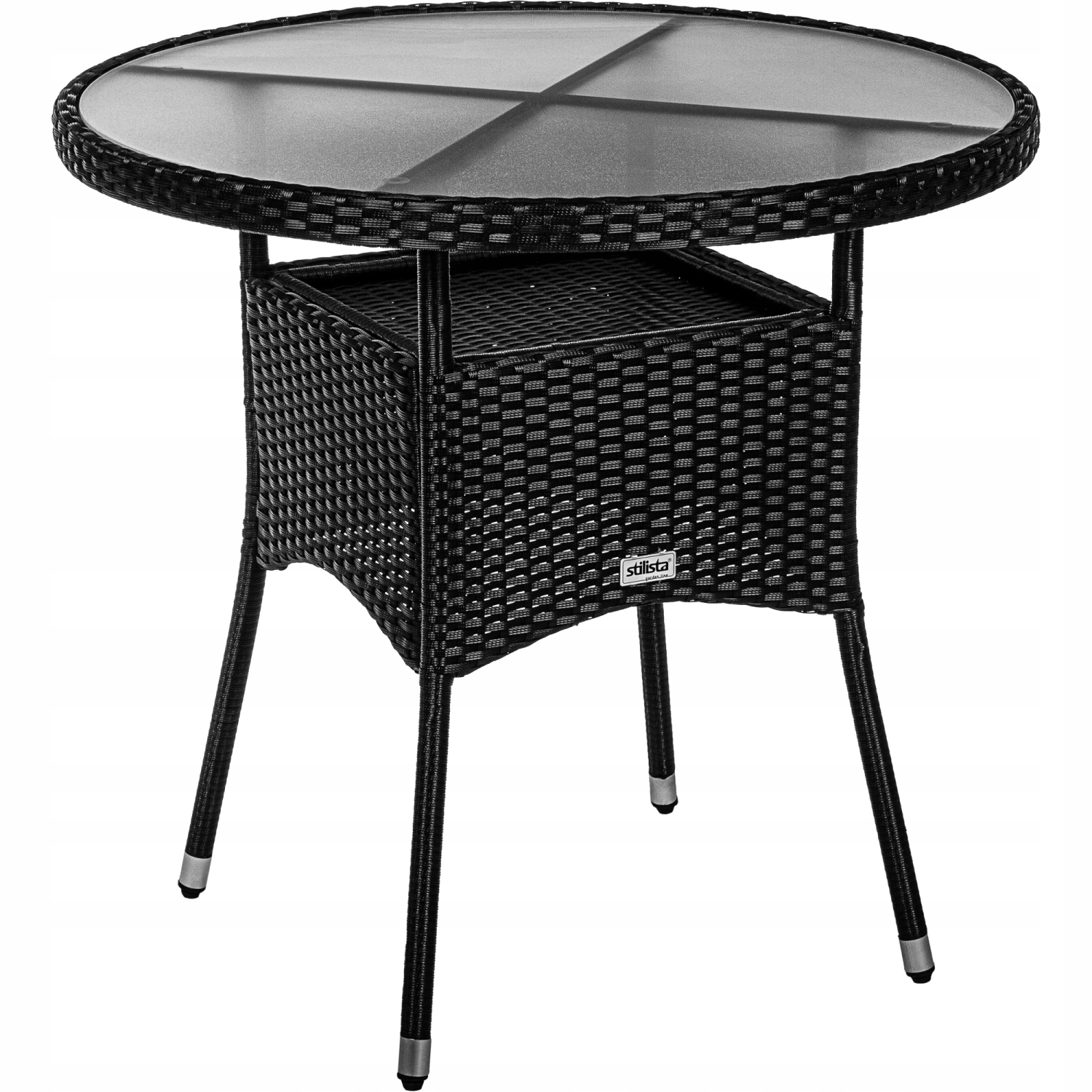 Stolik Kawowy Okrągły 80 CM Technorattan Balkon