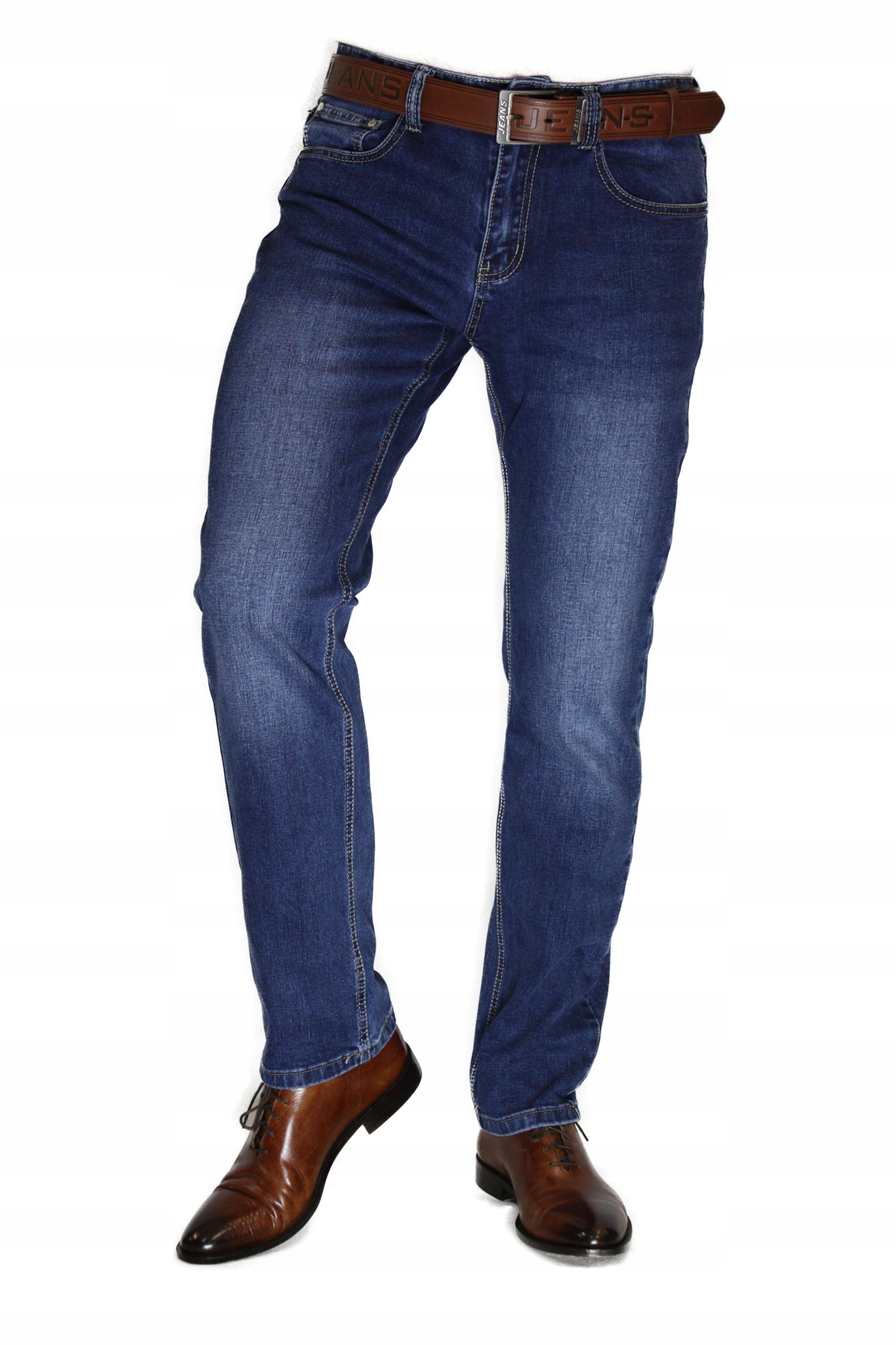 SPODNIE MĘSKIE JEANS REGULAR W36 L30 PAS 94-96