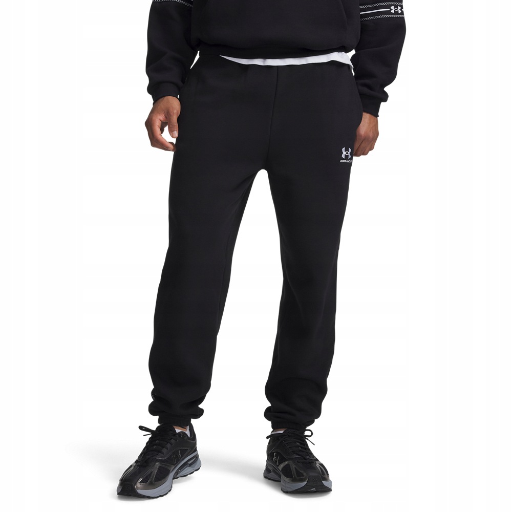 Pánské Joggery Icon Fleece Taped Teplé Volné Černé MD Under Armour AW26