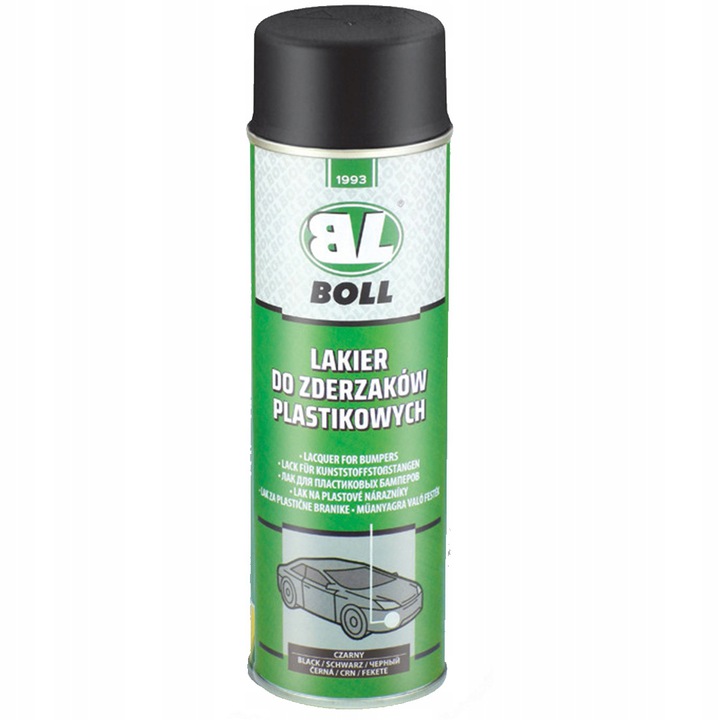 

Lakier Boll do zderzaków plast. 500 ml czarny