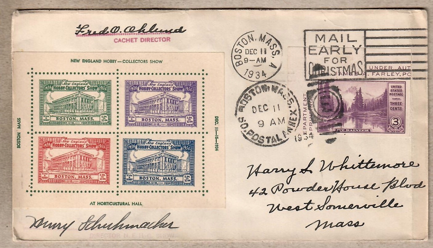 USA ,1934 r. koperta