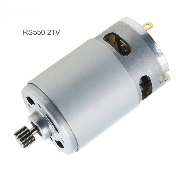 Silnik szczotkowy DC 21V - RS550VC - 14 zębów Symbol rs550
