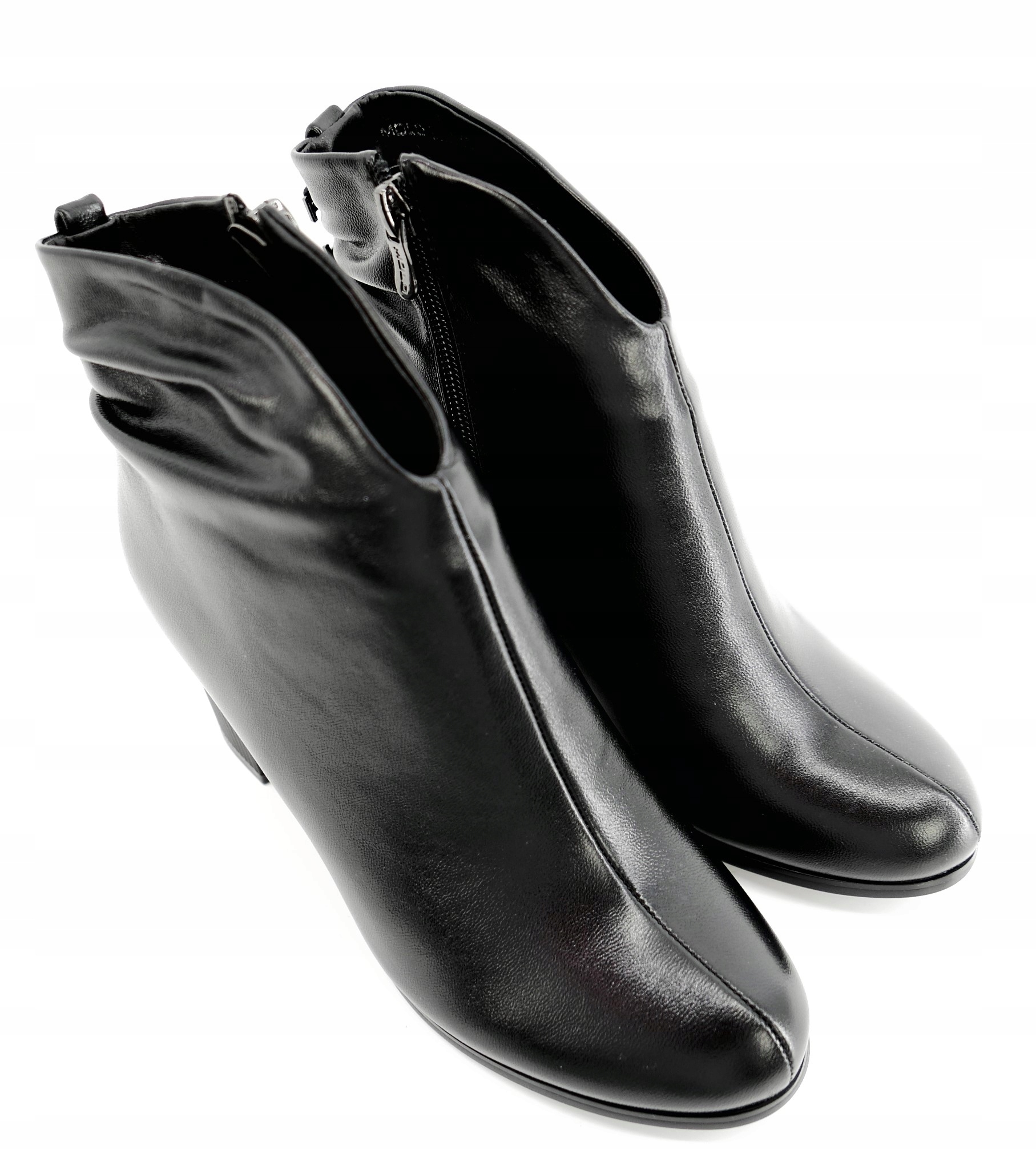 MOLO CZARNE BOTKI DAMSKIE OCIEPLONE EKO SKÓRA R41 Rozmiar 41