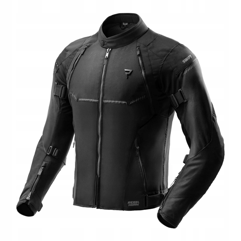 Textilná motocyklová bunda Rebelhorn Swift Black čierna Darčeky