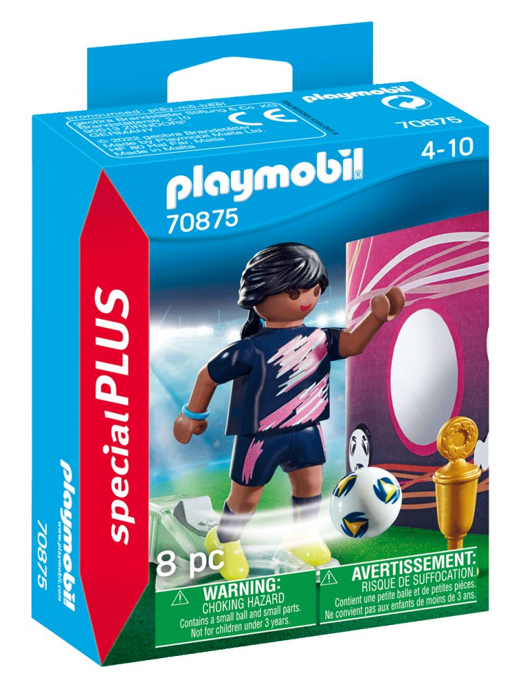 

Playmobil Figuka Piłkarka z bramką Akc 70875