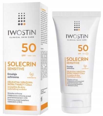 

Iwostin Solecrin Sensitive Emulsja SPF50 -100 ml