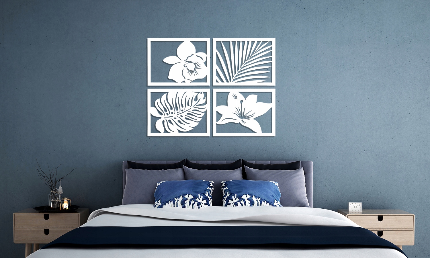 PANELE AŻUROWE, MONSTERA, PALMA, DEKORACJA ŚCIENNA