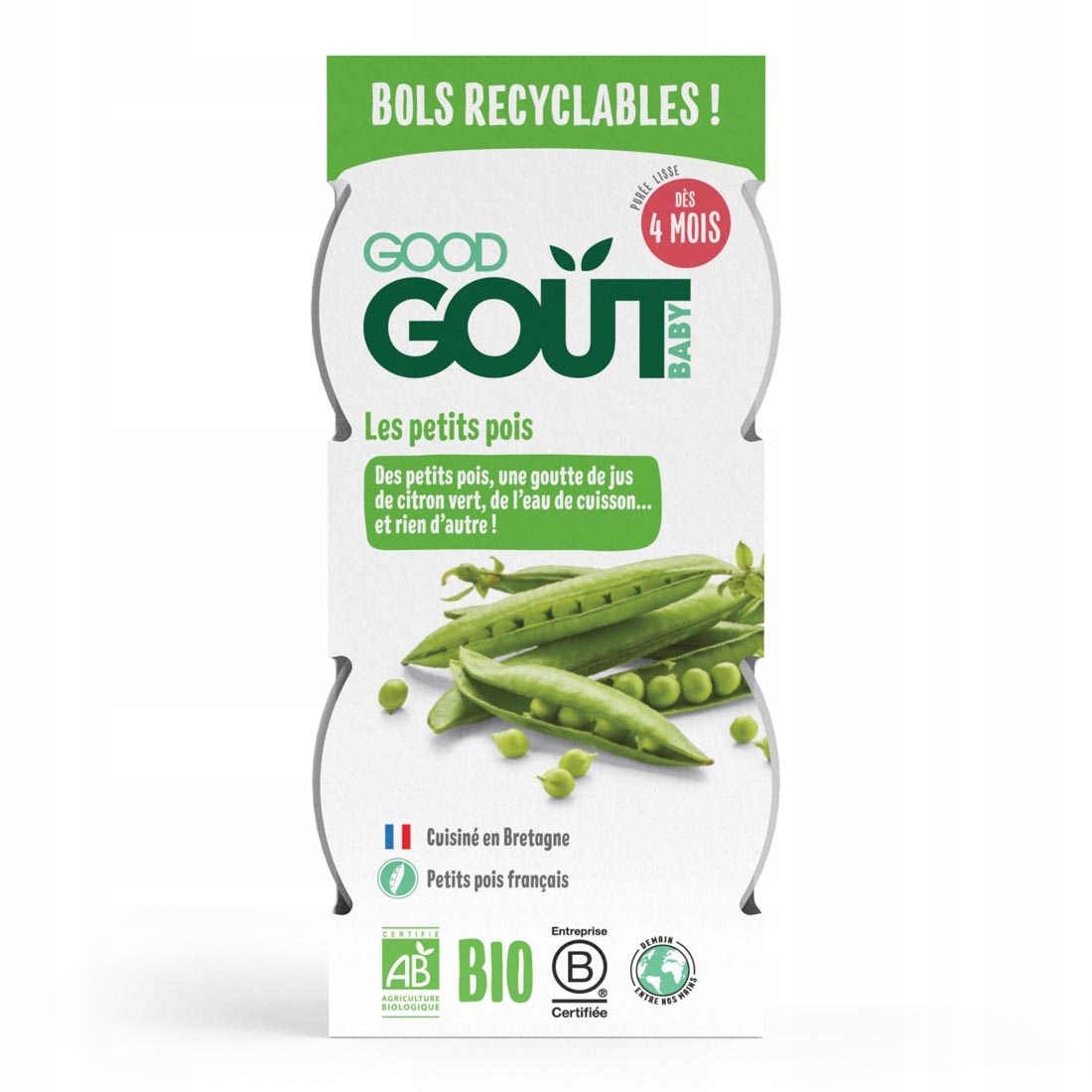 Obed Good Gout od 4. mesiaca 240 g zelenina