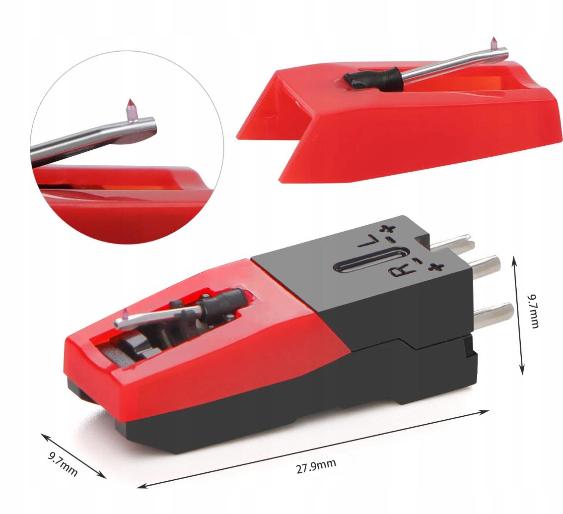 3X UNIWERSALNA WKŁADKA IGŁA GRAMOFONOWA DO ADAPTERA DO SHARP SANYO i inne Marka inna