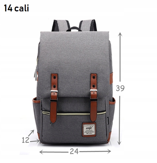 Plecak szkolny torba na laptopa 14" studia Marka inna