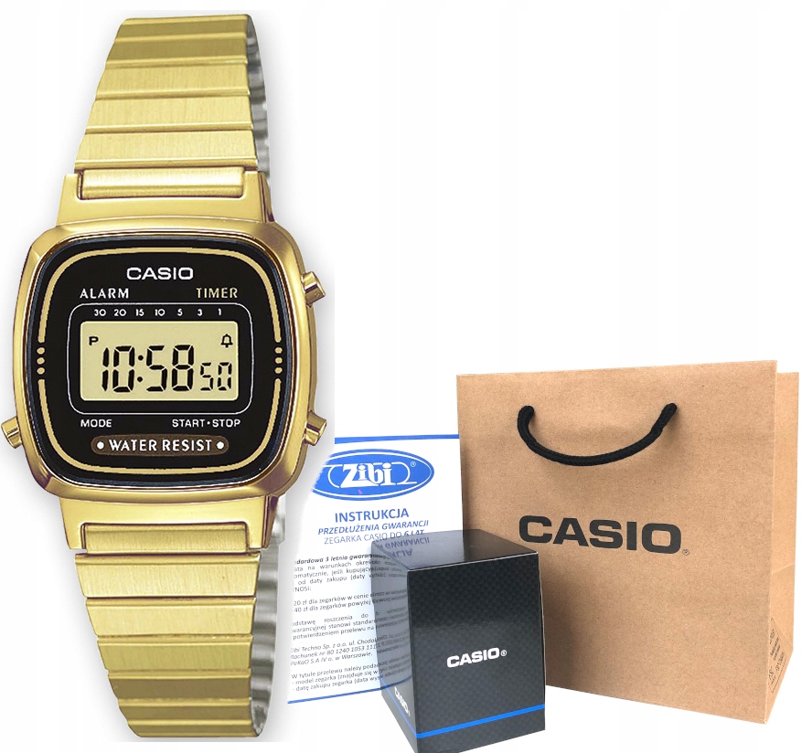 

Zegarek damski Casio LA670WEGA-1EF hologram