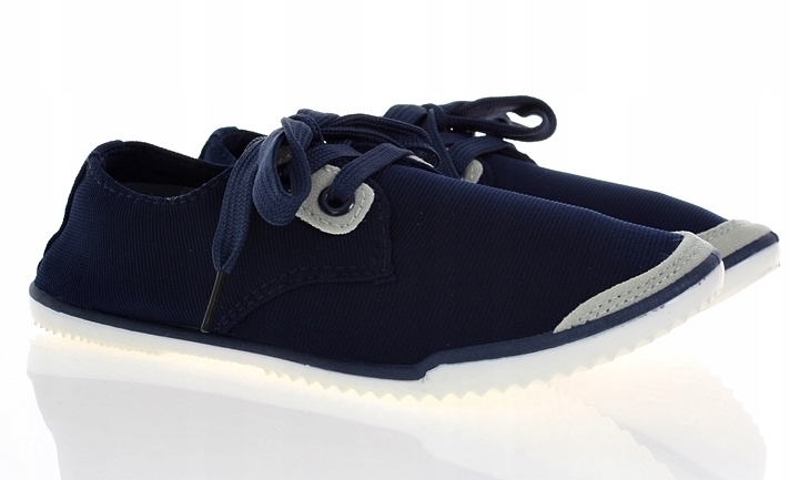 

Tenisówki Buty Granatowe Niskie Miękkie 3741 r. 34