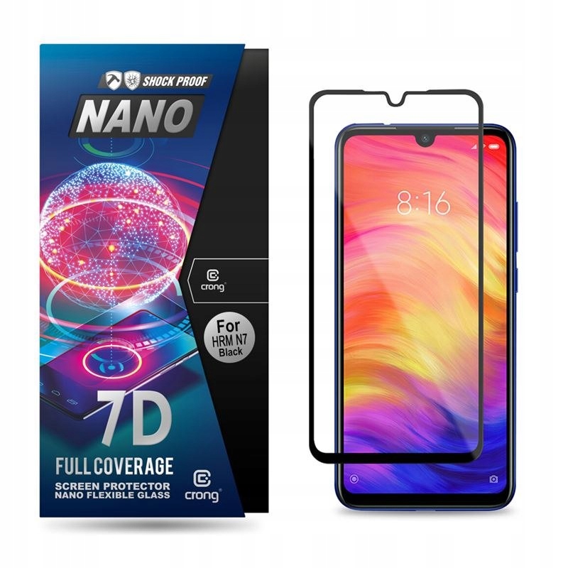 

Crong 7D Nano Flexible Glass - Szkło hybrydowe 9H