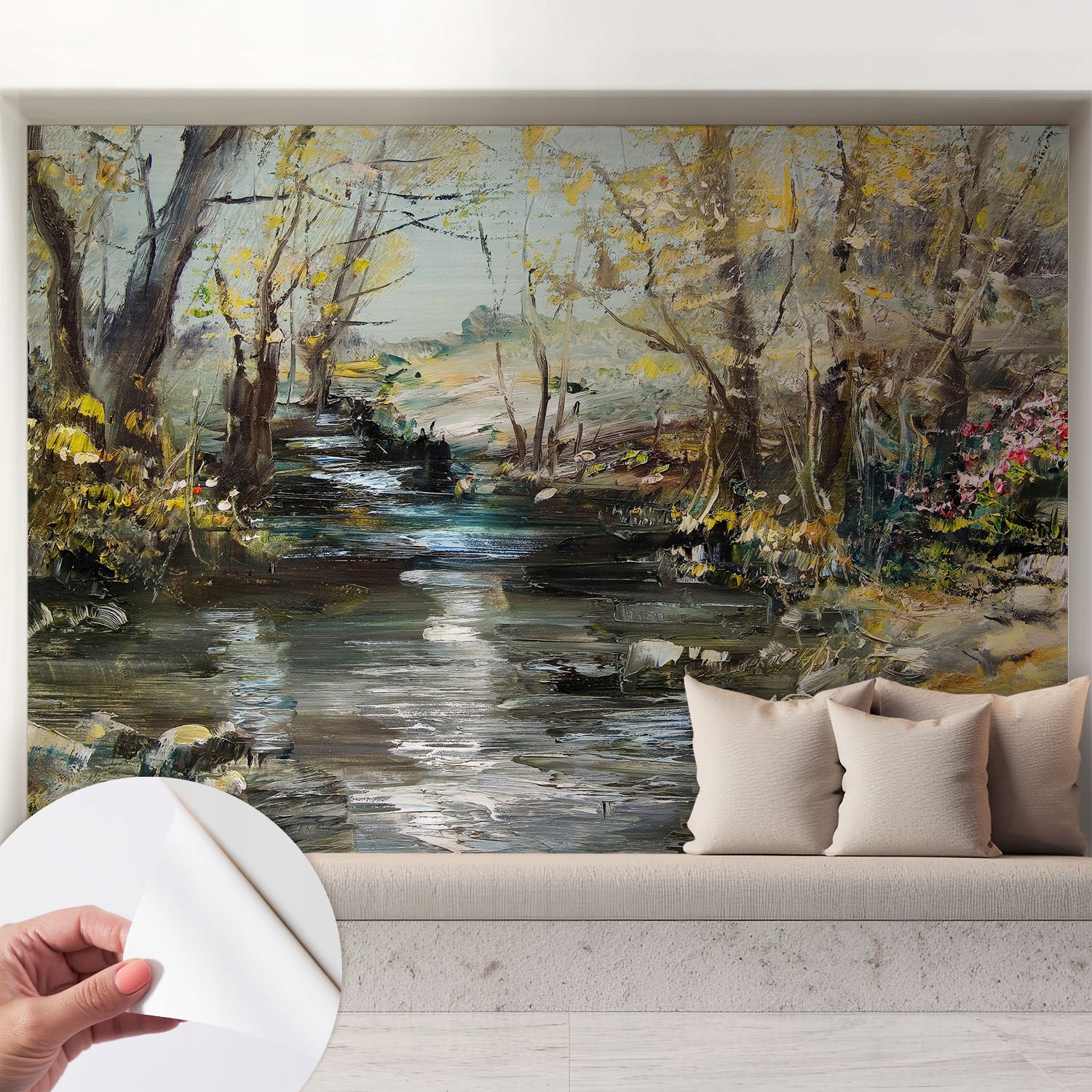 Fototapeta na zeď do ložnice a obývacího pokoje Lesní potok 208 x 146 cm