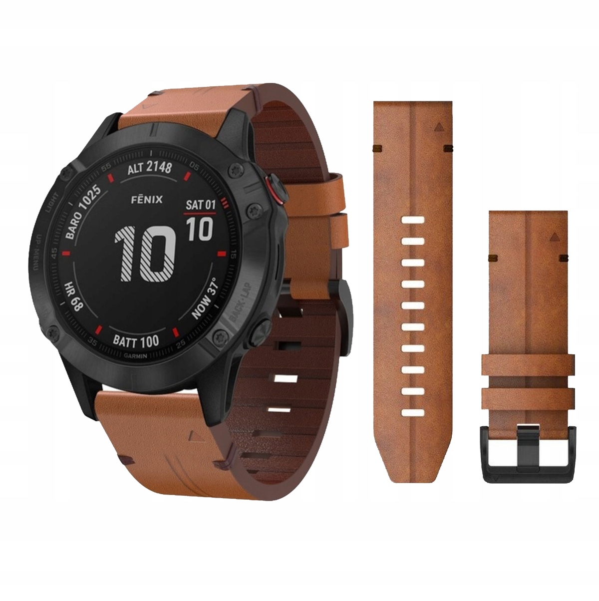 

Skórzany Pasek Do Garmin Fenix 7X 6X 6X Pro