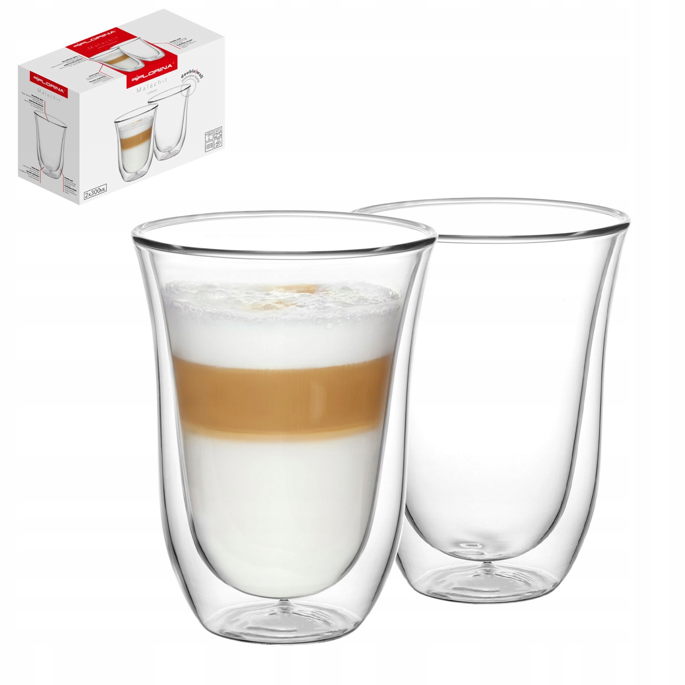 

Komplet szklanek termicznych Florina Tulip 300 ml
