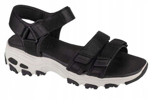 Skechers Dámské Sportovní Sandály Černé Na Suchý Zip Vel. 40 J8A