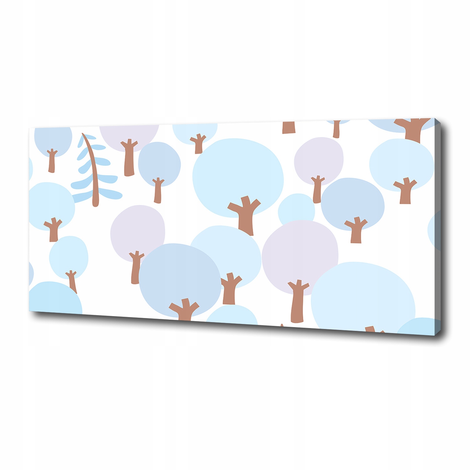 

Foto obraz na płótnie Kolorowe drzewa 125x50 cm