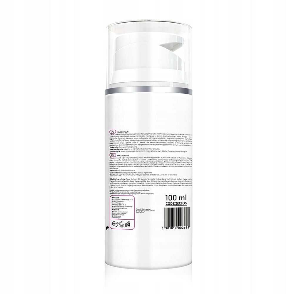 Apis Kakadu Plum, švestkové sérum