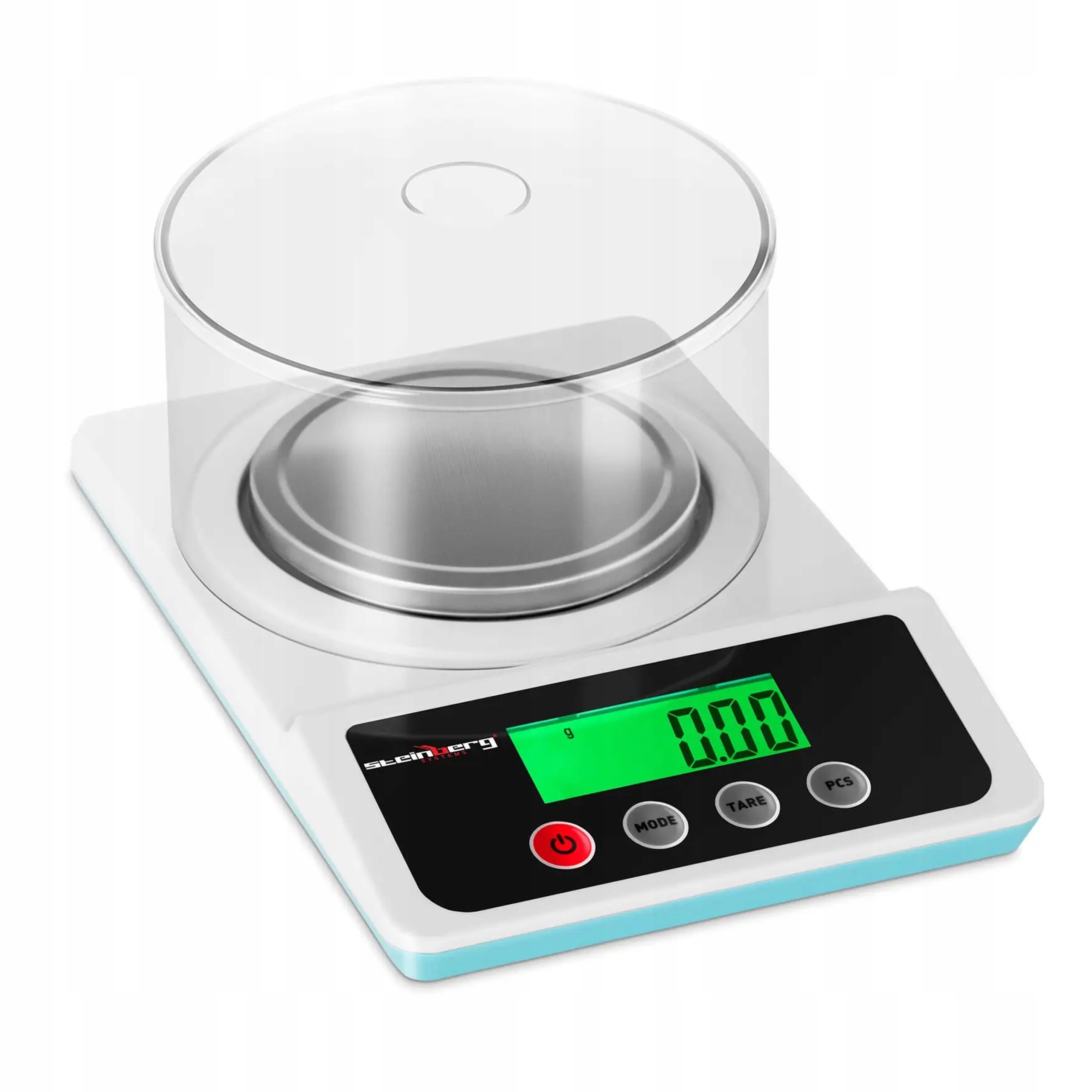 Laboratorní Váha s krytem 500 g/0,01 g, počítání LCD s podsvícením