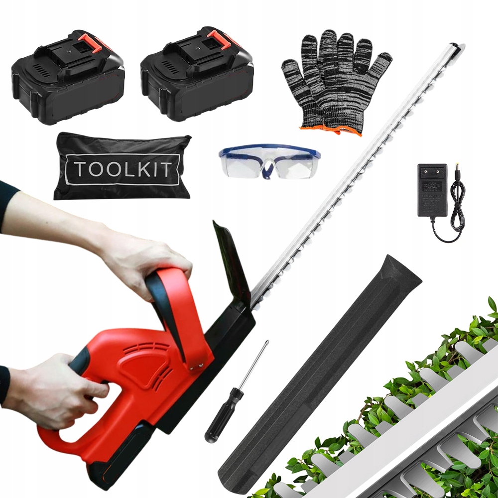 Akumulátorové Nůžky Na Trávy A Keře 2V1 2*AKU Nové 1500MAH