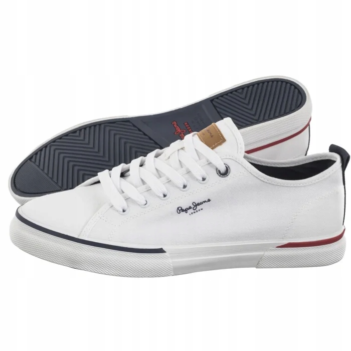 Boty Tenisky Pepe Jeans Kenton Smart M White Bílé
