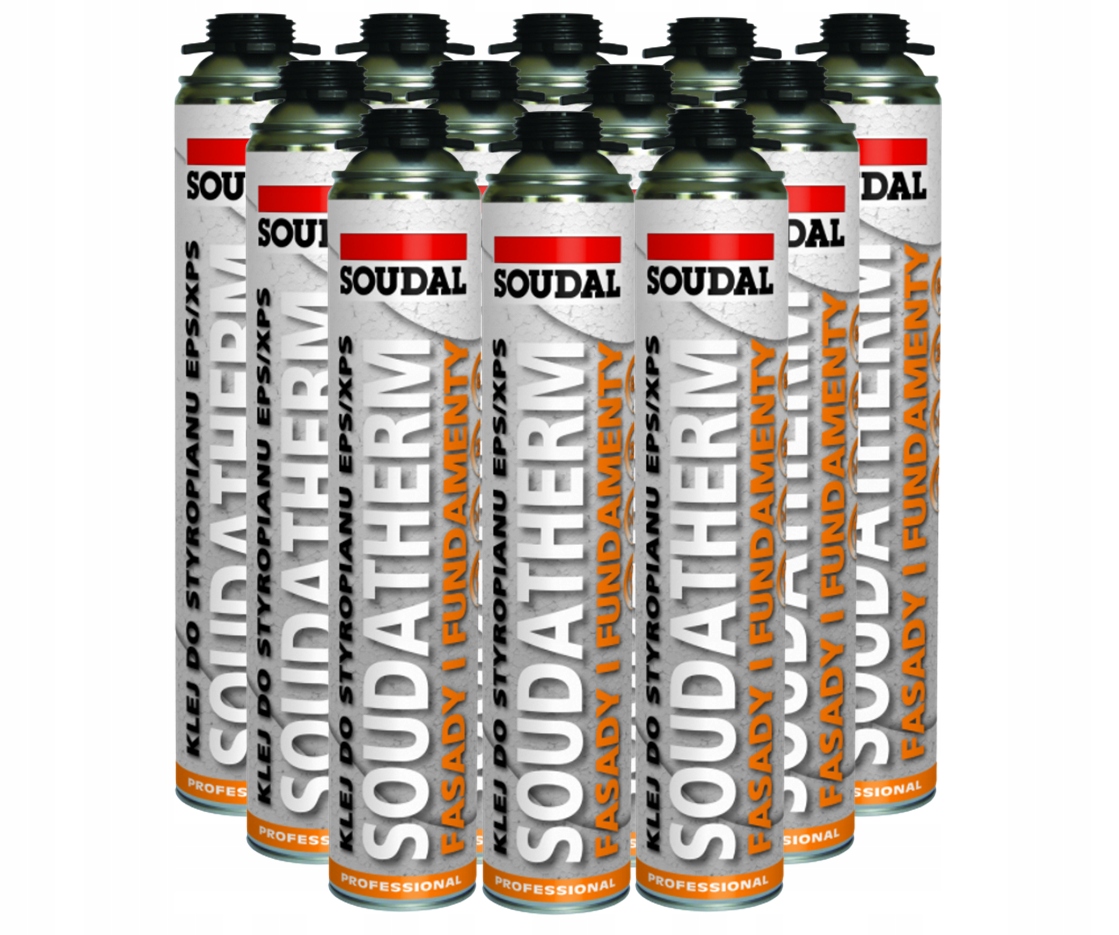 

Soudal Klej do Styropianu Eps Xps Soudatherm 12szt