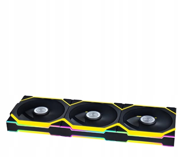 Wentylator Lian Li 120 mm czarny FDB RGB 3 sztuki