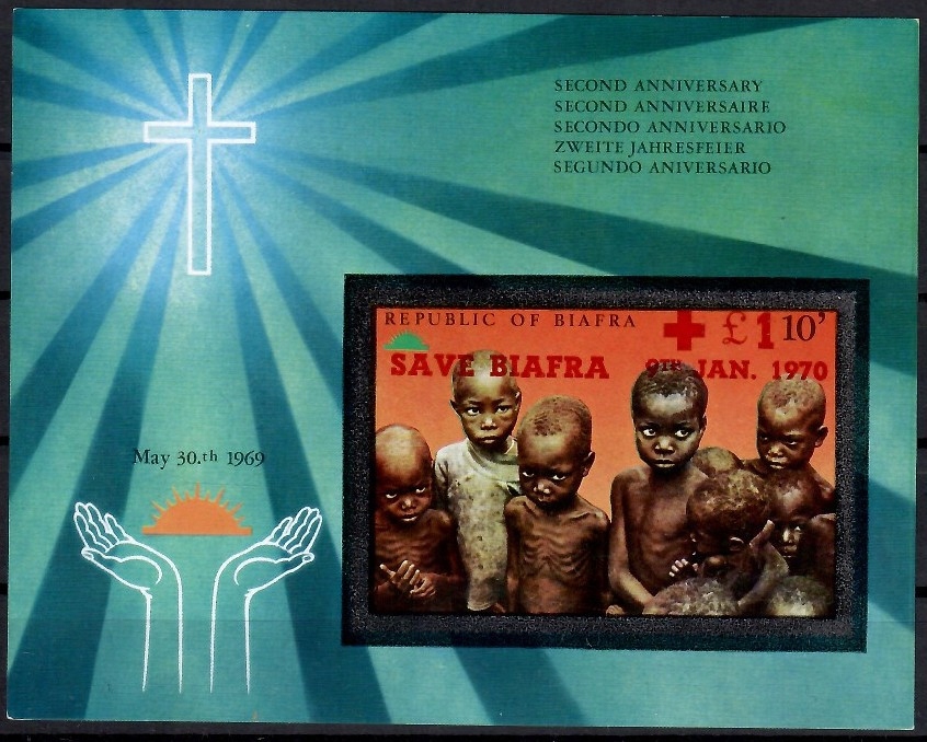 Biafra 1970 Mi bl 4B Czyste **