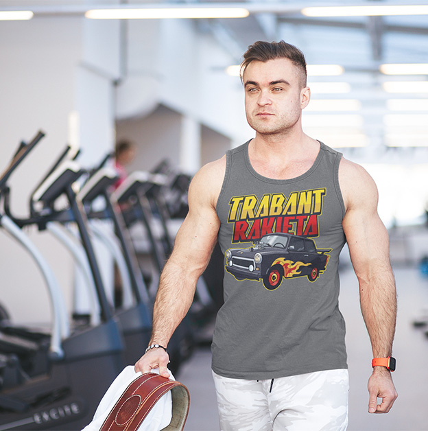 TANK TOP LEGENDY PRL TRABANT RAKIETA Rozmiar M