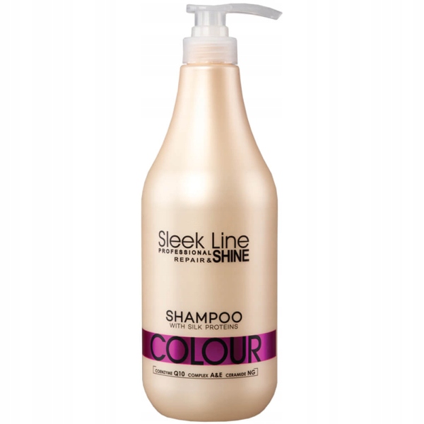 

Stapiz Sleek Line Color Szampon z Jedwabiem 1000ML