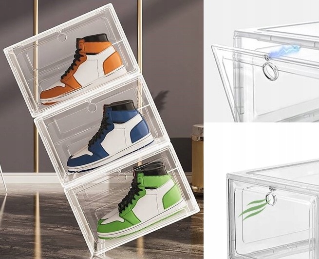 6x PUDEŁKO POJEMNIK ORGANIZER NA BUTY PREMIUM na zabawki akcesoria do biura Rodzaj organizer