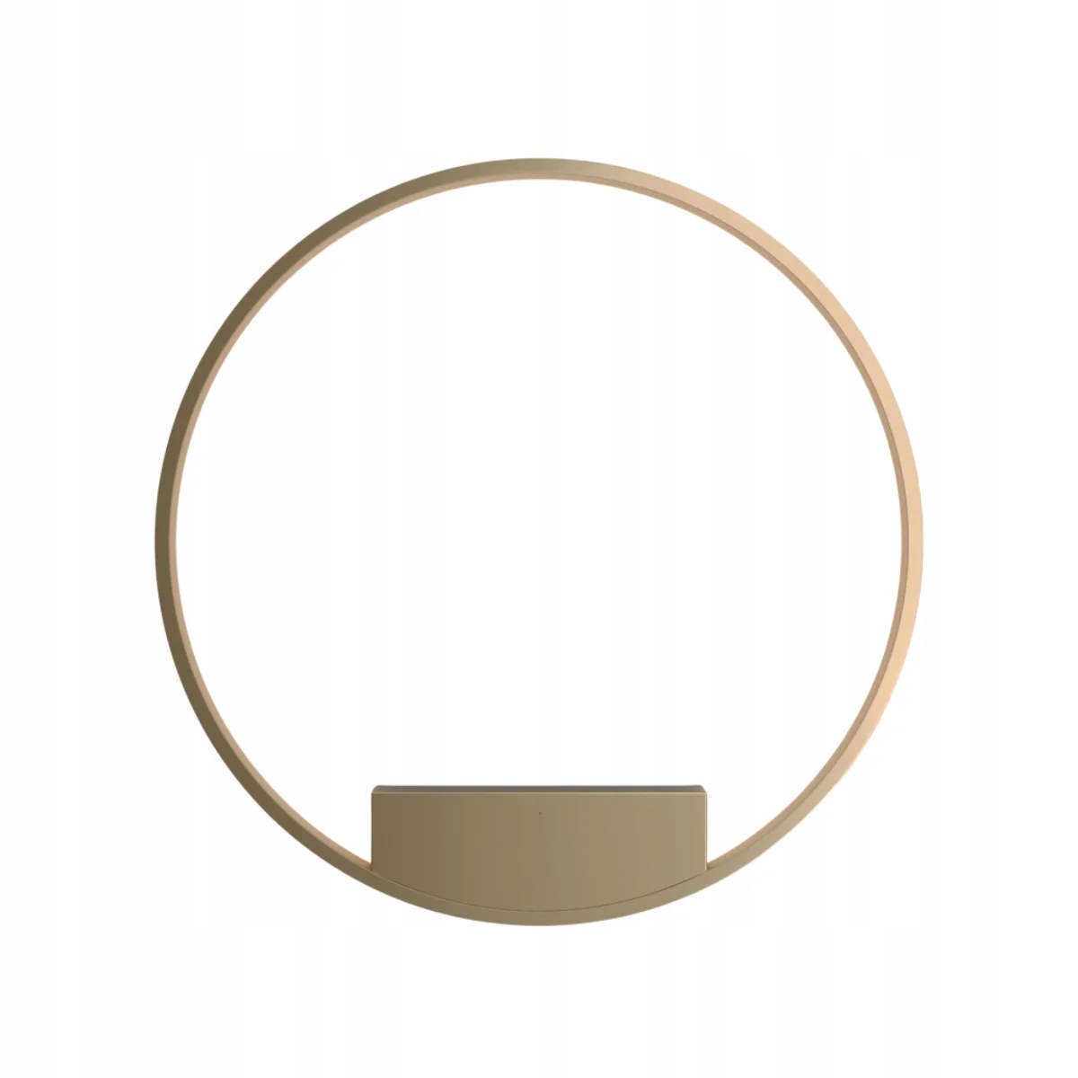 Nástenná Led nástenná lampa s okrúhlym mosadzným krúžkom, teplá, 80 cm Maytoni