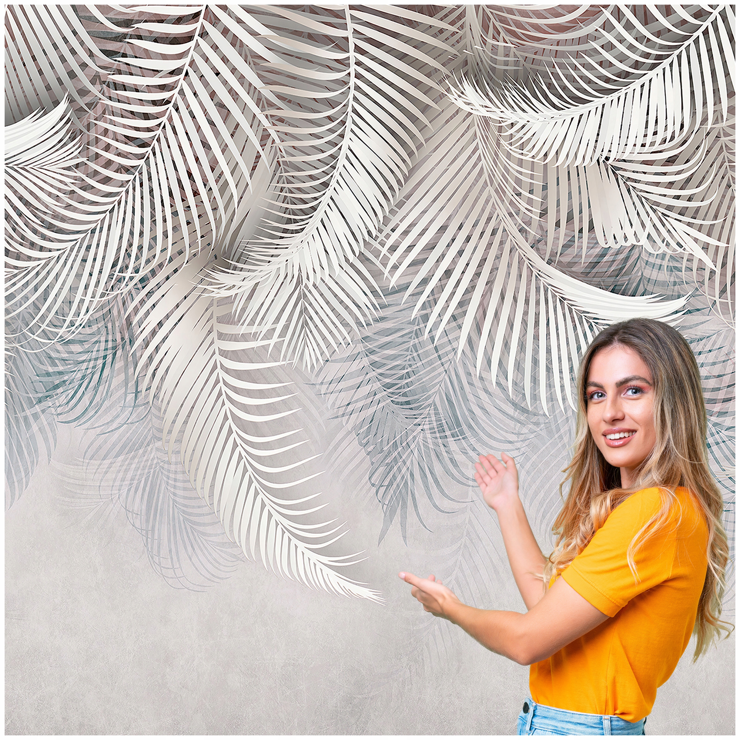 Fototapeta Závěsné Listy Palmy 392x260 07 W