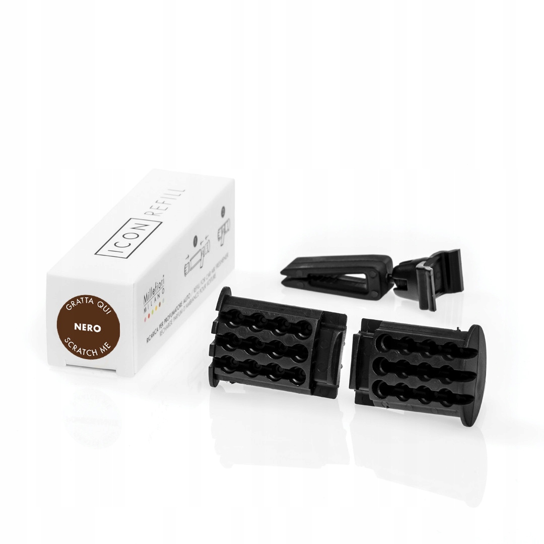 

Millefiori Milano Uzupełnienie zapachu auto Nero