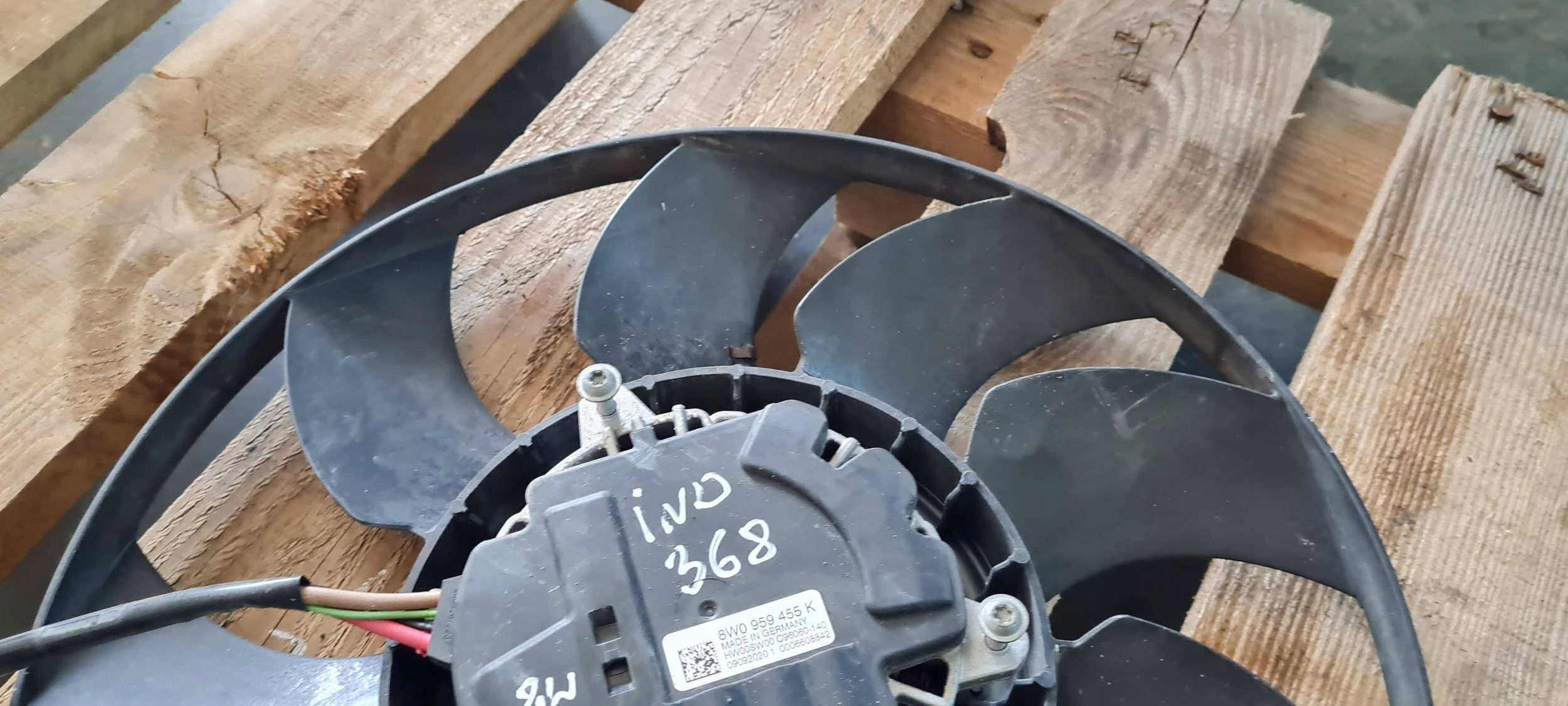 RS5 8W LIFT S5 A5 ventilátor vrtule chladiče A4 B9 A6 A7 8W0959455K