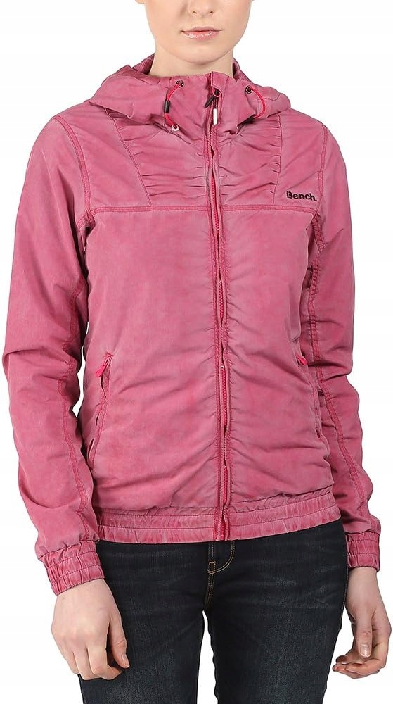 Bench. Dámská Bunda Šedá S Kapucí Na Zip 40 Jmb