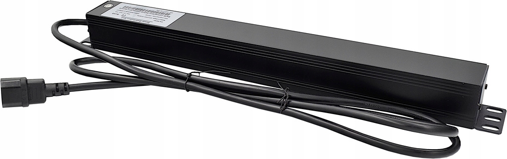 LISTWA ZASILAJĄCA DO SZAFY RACK 19'' 9 GNIAZD WTYK C14 DO UPS Liczba gniazd 9