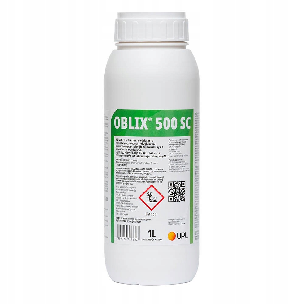 Oblix 500 Sc 1 L herbicyd buraki
