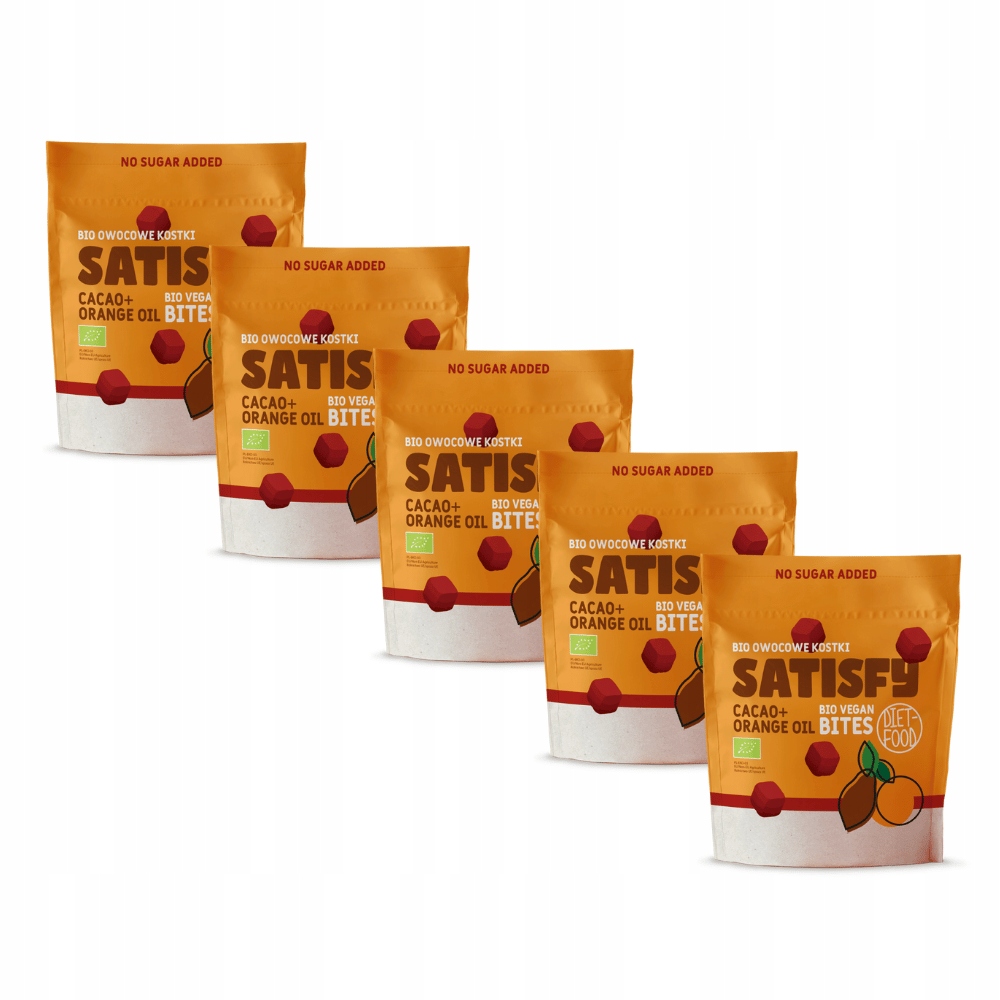 Levně 5x Bio Vegan Bites čokoláda pomeranč 120 g